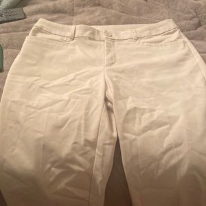 Long khaki woman’s dress pants size 8 long